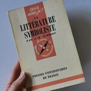 1957 La Litterature Symboliste French Book, France Literary Artistic Movement